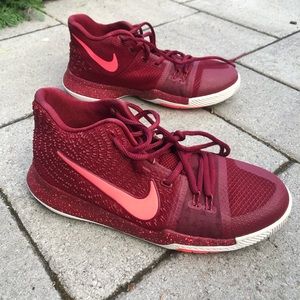 Nike sneakers Kyrie Irving 3 Hot Punch Warning Basketball youth 6.5 Womens 8